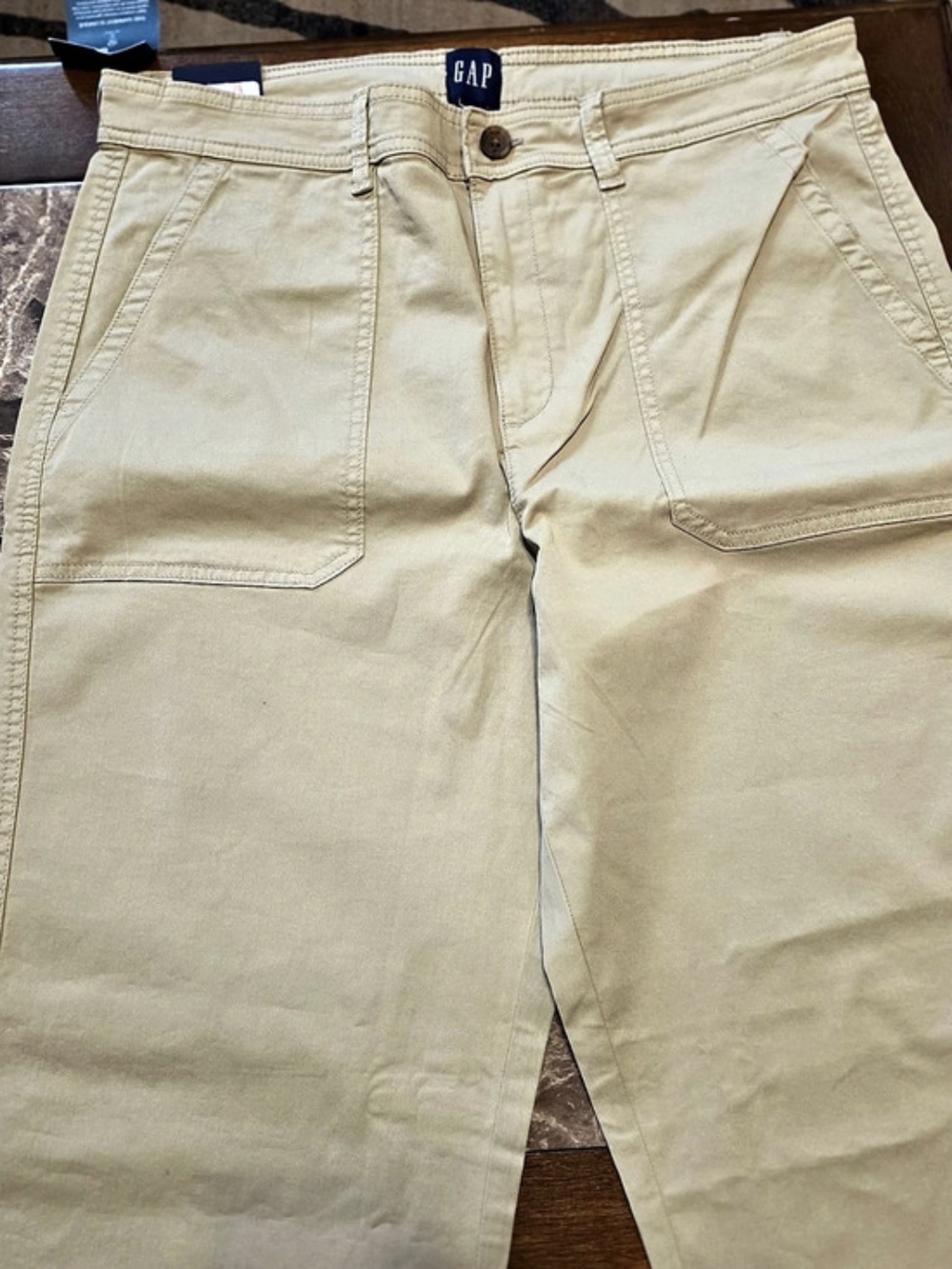 GAP Ankle Trouser Beige Size 14 NWT